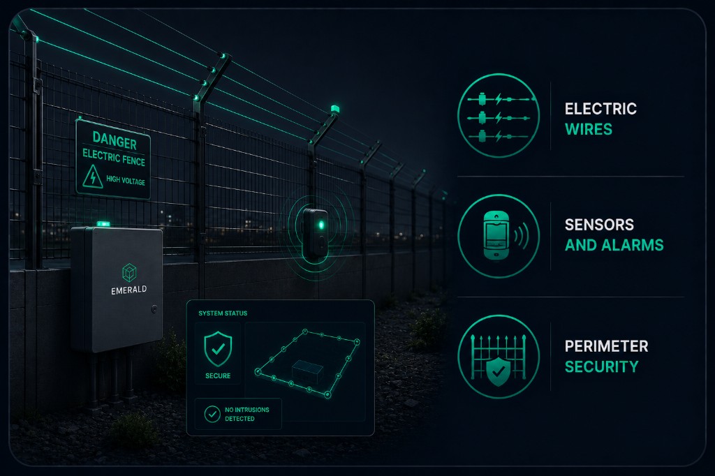 High-security perimeter and electronic fencing deployment